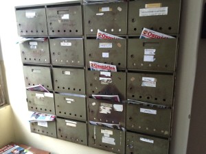poštovní schránky